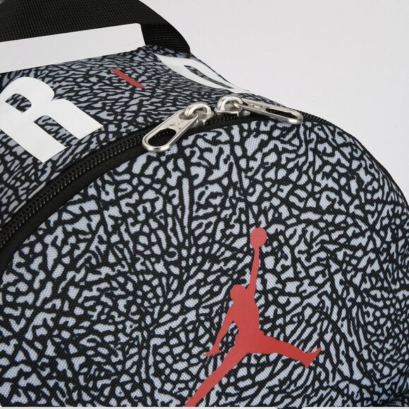 Air Jordan Mini Backpack NWT Unisex Wolf Gray Elephant Cement - Picture 5 of 7